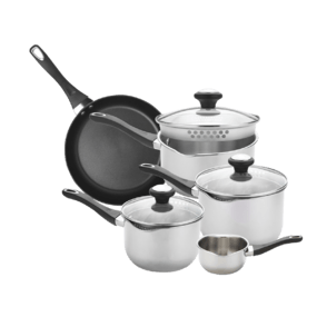  Set 4 cratite si 1 tigaie Non-Stick, Strain Away Prestige